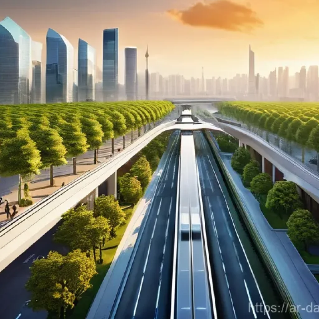 시민 데이터의 활용 범위와 가능성 - **Prompt: Smart City Life in a Harmonious Digital Landscape**
A vibrant, panoramic view of a mod...